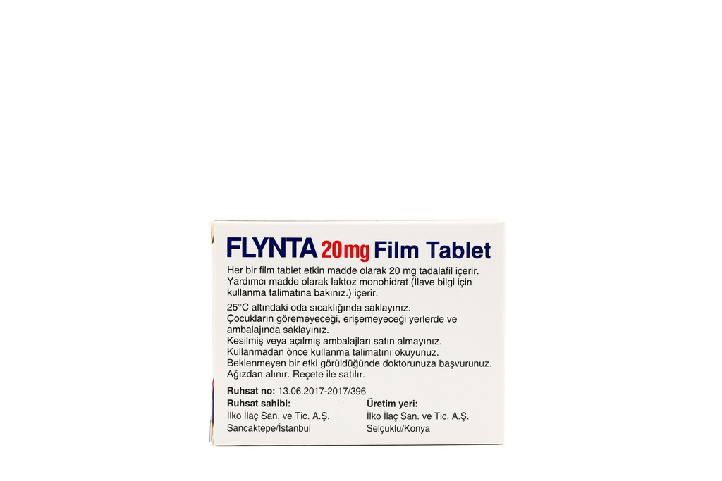 FLYNTA 20 MG 4 FTB (Tadalafil)